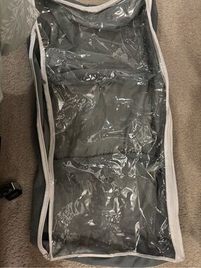 Bed Bath & Beyond Gray and Clear Under-Bed Storage Organizer